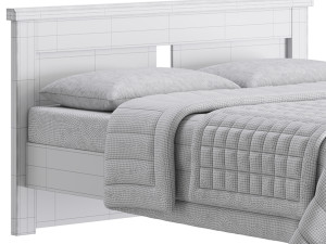 SONGESAND Bed frame 3D Model