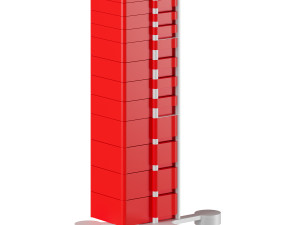 SPINNY RED Model 3D