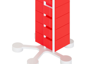 SPINNY RED Model 3D