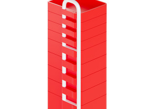 SPINNY RED Model 3D
