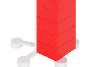 SPINNY RED Model 3D