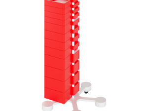 SPINNY RED Model 3D