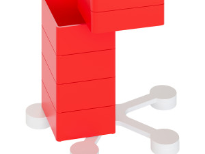 SPINNY RED Model 3D