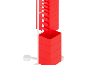 SPINNY RED Model 3D