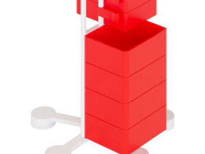 SPINNY RED 3D Model