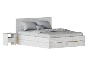 Tomari-Bed 3D Model