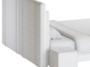 Trava Bed 3D 모델