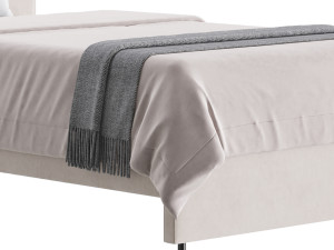 Upholstered bed 3D मॉडल