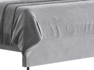 Upholstered bed 3D मॉडल