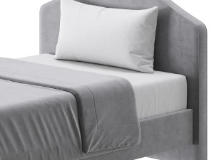 Upholstered bed 3D मॉडल