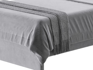 Upholstered bed 3D मॉडल