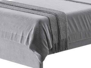 Upholstered bed 3D Model