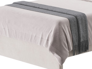 Upholstered bed 3D मॉडल
