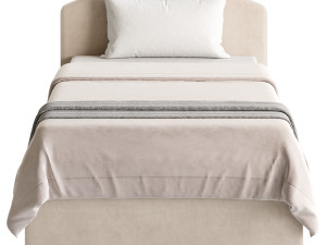 Upholstered bed 3D मॉडल