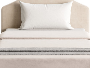 Upholstered bed 3D मॉडल