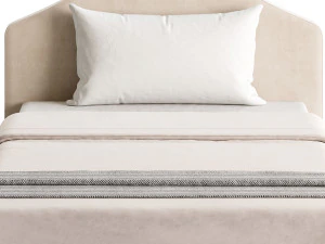 Upholstered bed 3D Model