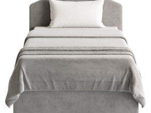 Upholstered bed 3D मॉडल