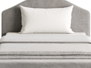 Upholstered bed 3D मॉडल