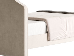 Upholstered bed 3D मॉडल
