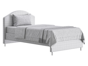 Upholstered bed 3D मॉडल