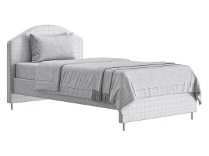 Upholstered bed 3D Model