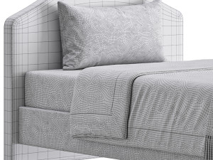 Upholstered bed 3D मॉडल