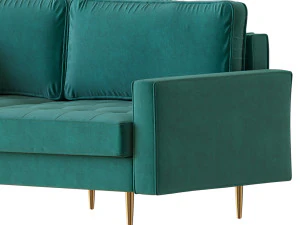 Velvet Fabric Sofa Couch 3D Model