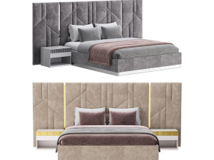 Vercelli bed 3D Model