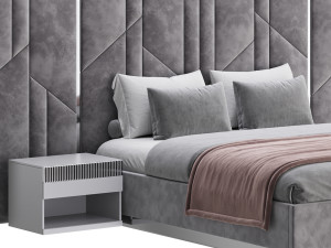 Vercelli bed 3D Model