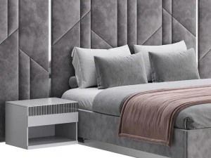 Letto vercellese Modello 3D