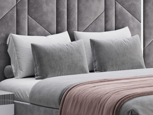 Vercelli bed 3D Model