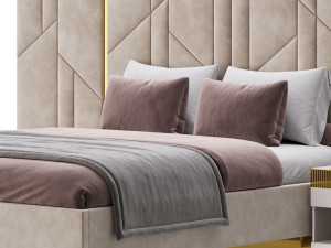 Vercelli bed 3D Model