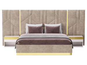 Vercelli bed 3D Model