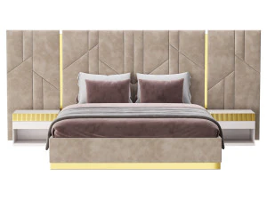 Letto vercellese Modello 3D