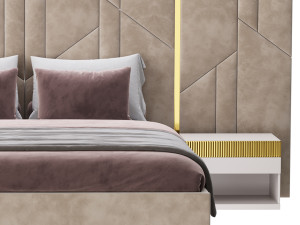 Vercelli bed 3D Model
