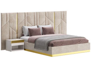 Letto vercellese Modello 3D