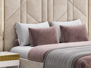 Vercelli bed 3D Model