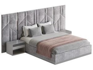 Letto vercellese Modello 3D