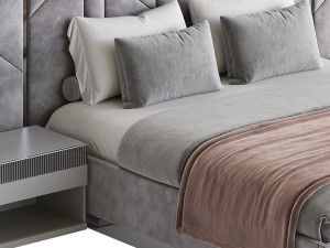Vercelli bed 3D Model