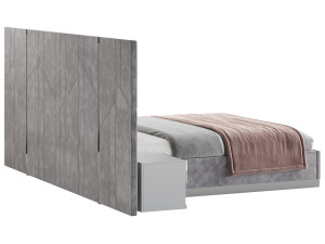 Vercelli bed 3D Model