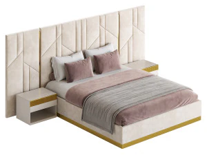 Letto vercellese Modello 3D