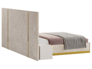 Vercelli bed 3D Model