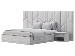 Vercelli bed 3D Model