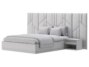 Letto vercellese Modello 3D