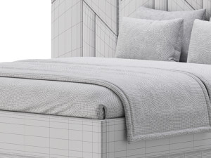 Vercelli bed 3D Model