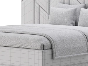 Letto vercellese Modello 3D