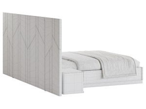Vercelli bed 3D Model