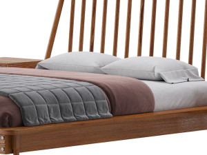 Walker Edison bed Model 3D