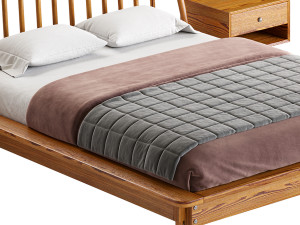 Walker Edison bed Model 3D