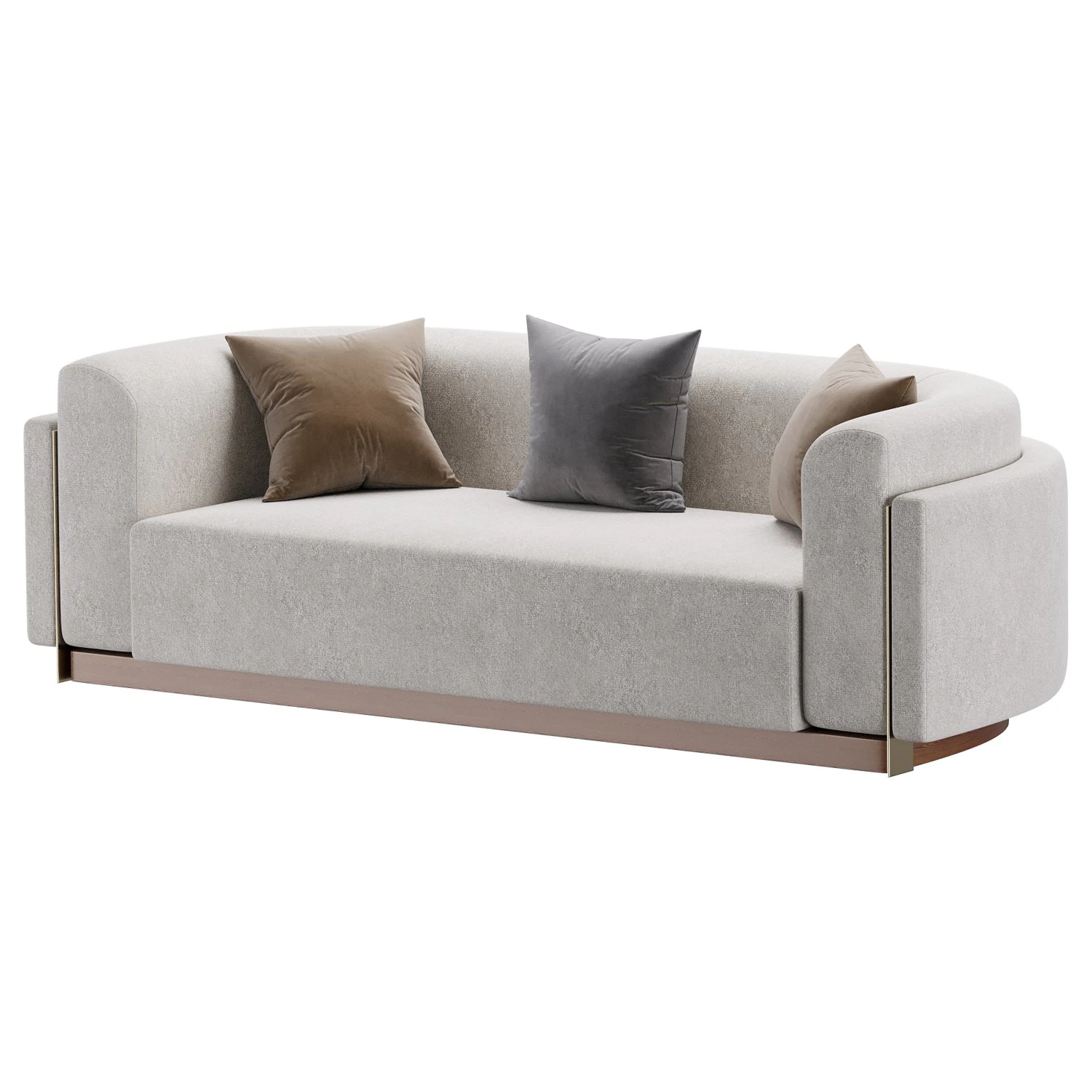 Wellington Sofa 3D Model .c4d .max .obj .3ds .fbx .stl .blend 